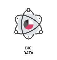 Data management icon Royalty Free Vector Image