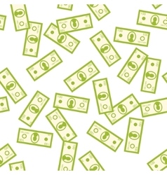 Money seamless pattern Royalty Free Vector Image