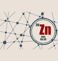 Periodic table element zinc icon Royalty Free Vector Image Periodic table element zinc icon Royalty Free Vector Image