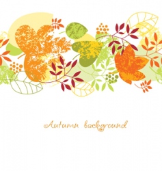 Autumn background Royalty Free Vector Image - VectorStock