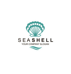 Seashell shell line icon Royalty Free Vector Image