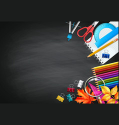 Welcome back to school background Royalty Free Vector Image