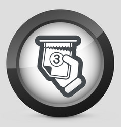Ticket queue icon Royalty Free Vector Image - VectorStock