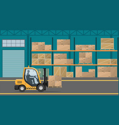 Concept warehouse Royalty Free Vector Image - VectorStock