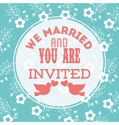 Wedding design over white background Royalty Free Vector