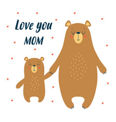 Mama bear Royalty Free Vector Image - VectorStock