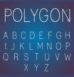 Isometric Alphabet and Numbers Royalty Free Vector Image