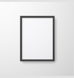 Blank picture frame template Royalty Free Vector Image