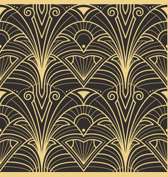 Abstract art deco seamless pattern Royalty Free Vector Image