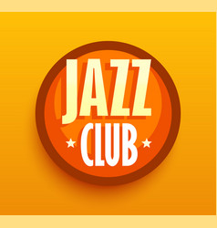 Jazz club neon neon sign logo brilliant Royalty Free Vector