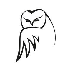 Owl Doodle Cartoon Royalty Free Vector Image - Vectorstock