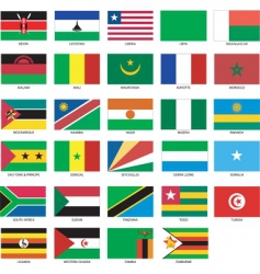 Caribbean flags Royalty Free Vector Image - VectorStock