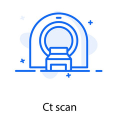 Ct scan Royalty Free Vector Image - VectorStock