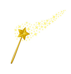 Magic wand cartoon Royalty Free Vector Image - VectorStock