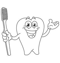 Brushing tooth Royalty Free Vector Image - VectorStock