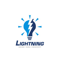 Electrical logo design Royalty Free Vector Image