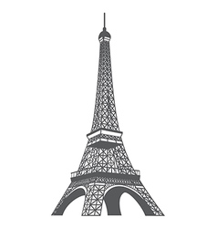 Abstract eiffel paris tower Royalty Free Vector Image