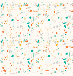 Terrazzo seamless pattern design Royalty Free Vector Image