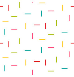 Line rectangle rain shapes tiny seamless Vector Image