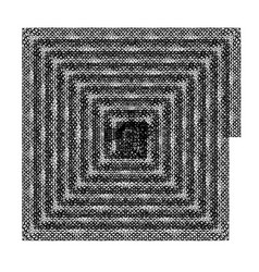 Square grunge black challenge stamp Royalty Free Vector