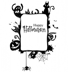 halloween frame royalty free vector image vectorstock
