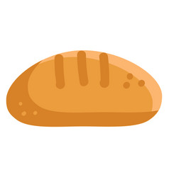 Flashcard of baker with bread Royalty Free Vector Image