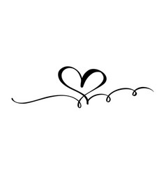 Heart love sign logo infinity romantic symbol Vector Image