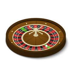 American roulette wheel Royalty Free Vector Image