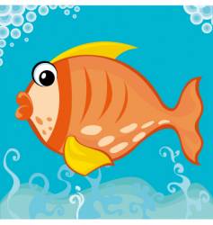 Sea life characters Royalty Free Vector Image - VectorStock