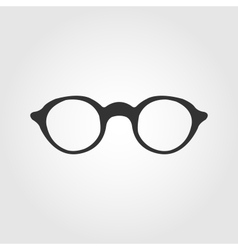 Eye icon flat design Royalty Free Vector Image