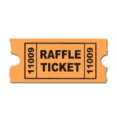 Raffle ticket Royalty Free Vector Image - VectorStock