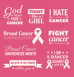 Breast Cancer Sayings Vector Images (over 170)