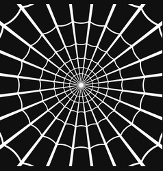 Cobweb or spider web on dark background Royalty Free Vector