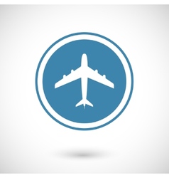 Global plane travel network icon Royalty Free Vector Image