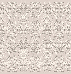 Vintage lace fabric texture seamless pattern Vector Image