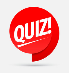 Download Quiz logo with speech bubble symbols concept of Vector Image