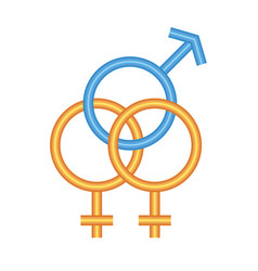 Sexual Orientation Concept Bosexual Symbol Icon Vector Image This folder is dedicated to people who want to. vectorstock