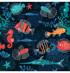 Sea life Royalty Free Vector Image - VectorStock