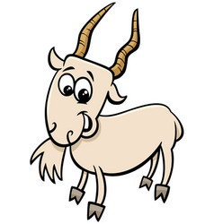 Cartoon goat farm animal Royalty Free Vector Image