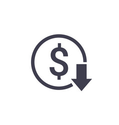 Infographic template with 3 arrows pointing down Vector Image