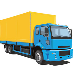 Delivery truck Royalty Free Vector Image - VectorStock