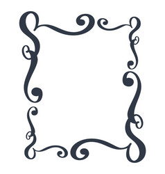 Download Decorative frames and border standard rectangle Vector Image