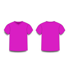 pink t shirt plain front and back