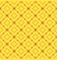 Tile yellow and white geometric pattern Royalty Free Vector