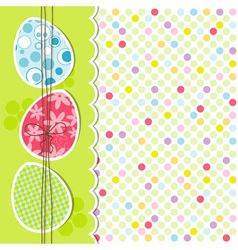 Template easter greeting card Royalty Free Vector Image