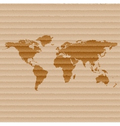 World Map Web Icon Flat Design Royalty Free Vector Image