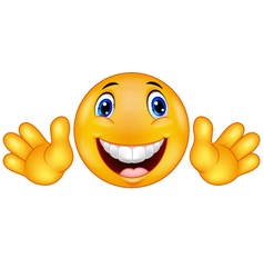 Happy emoticon smiley Royalty Free Vector Image