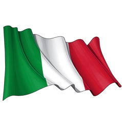 Italian flag frame background Royalty Free Vector Image