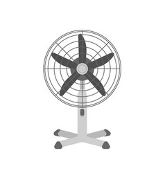 Desk air electric fan Royalty Free Vector Image