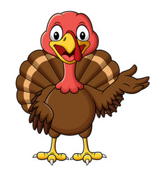 Turkey cartoon Royalty Free Vector Image - VectorStock